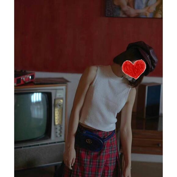 NWT Gucci GG Marmont Quilted Waist Bag Belt Bag Navy - Picture 4 of 16